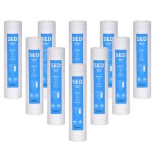 O2press Water Purifier 10 inch PP Spun Filter Candle 100 GM For RO water purifier filter For Technology Ro Water Purifier For All Kind Of RO Water Purifier Pack of 10 Pcs