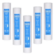O2press Water Purifier 10 inch PP Spun Filter Candle 100 GM For RO water purifier filter For Technology Ro Water Purifier For All Kind Of RO Water Purifier Pack of 5 Pcs