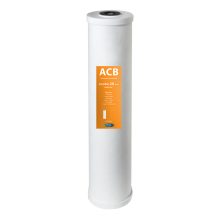 O2press Jumbo Carbon block Filter CTO Size 20 x 4.5 inches 5 Micron for Big Blue Filter Housing