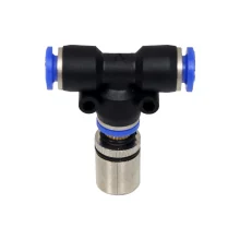 Home and garden misting and fogging nozzle, metal T model, pack of 10 Pcs